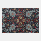 Snowflake Symphony in Christmas キッチンタオル (横)