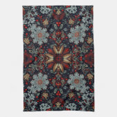 Snowflake Symphony in Christmas キッチンタオル (縦)