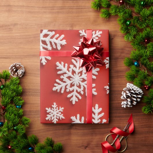 Snowflake Treasure ラッピングペーパー (クリスマスギフト)