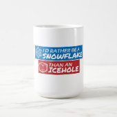 Snowflake vs Icehole コーヒーマグカップ (中央)