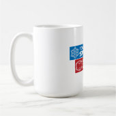 Snowflake vs Icehole コーヒーマグカップ (左)