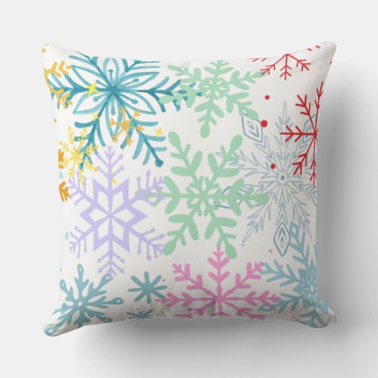 Snowflakes クッション (裏面)