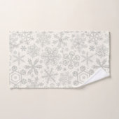 Snowflakes バスタオルセット (ハンドタオル)