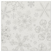 Snowflakes ファブリック (クローズアップ)