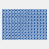 Snowflakes and Stars ラッピングペーパーシート (正面2)