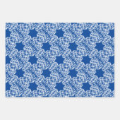 Snowflakes and Stars ラッピングペーパーシート (正面)