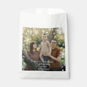 Snowflakes Arch-Shaped Frame Photo Overlay Holiday フェイバーバッグ (正面)