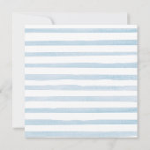 Snowflakes Arctic Animal Mountain  Baby Sprinkle 招待状 (裏面)