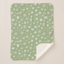 Snowflakes on Mint