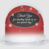 Snowflakes on Red (裏面)