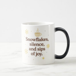 Snowflakes, Silence, and Sips of Joy | 静かな冬の朝 モーフィングマグカップ