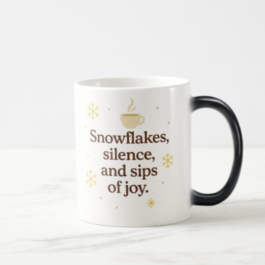 Snowflakes, Silence, and Sips of Joy | 静かな冬の朝 モーフィングマグカップ (右)