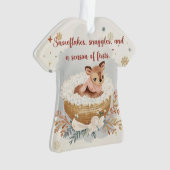 Snowflakes, Snuggles & A Season of Firsts オーナメント (正面)