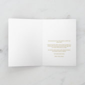 Snowflakes Spanish Modern Elegant Chic Christmas シーズンカード (内部)