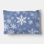 Snowflaksグラフィックカラー背景 アクセサリーポーチ (裏面)