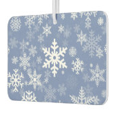 Snowflaksグラフィックカラー背景 カーエアーフレッシュナー (左)