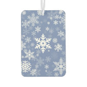 Snowflaksグラフィックカラー背景 カーエアーフレッシュナー (裏面)