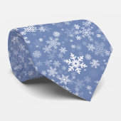Snowflaksグラフィックカラー背景 ネクタイ (ロール)