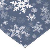 Snowflaksグラフィックカラー背景 ミディアムテーブルランナー (コーナー)