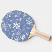 Snowflaksグラフィックカラー背景 卓球ラケット (横)