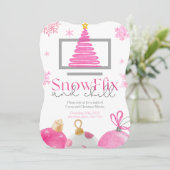 SnowFlixでクリスマス映画パーティーを楽しもう 招待状 (スタンド正面)