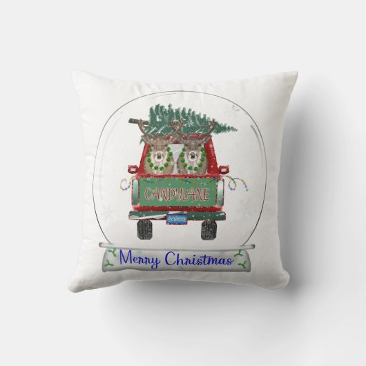 snowglobe クッション (裏面)