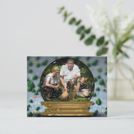 Snowglobe Frameの写真！- ポストカード (スタンド正面)