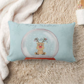 Snowglobe Wonderland Throw Pillow ランバークッション (ブランケット)