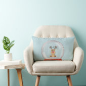 Snowglobe Wonderland Throw Pillow ランバークッション (椅子)