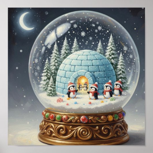 SnowGlobePenguins ポスター (正面)