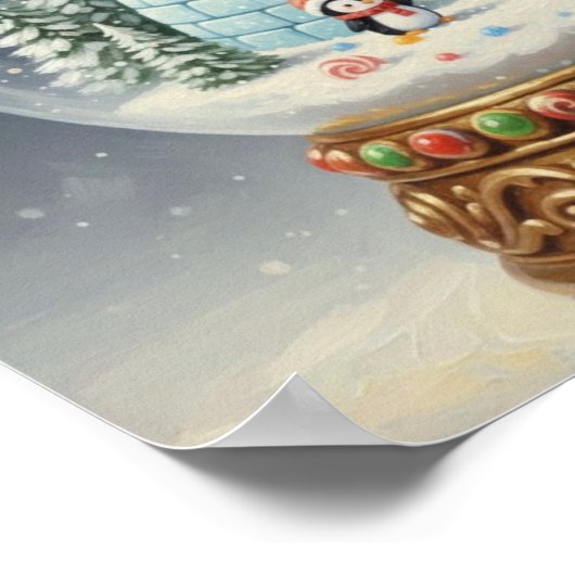 SnowGlobePenguins ポスター (角)