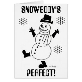 Snowguy "SNOWBODY"は私をです残念なカード完成します