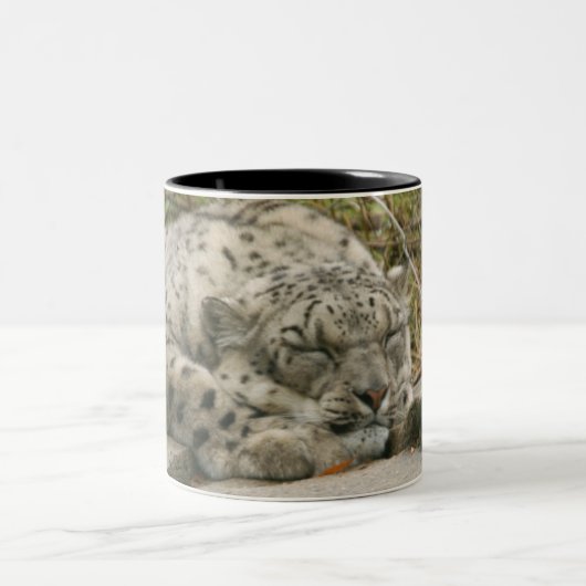 SnowLeopardM001 ツートーンマグカップ (中央)
