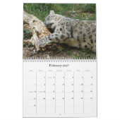 SnowLeopardM002のユキヒョウ カレンダー (2月 2027)