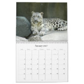 SnowLeopardM002のユキヒョウ カレンダー (1月 2027)
