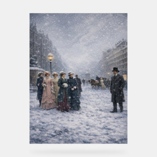  Snowlight in Paris アクリルサイン