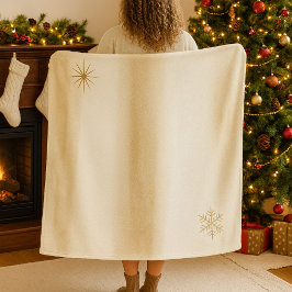 Snowlit Hearth Luxe Fleece Blanket フリースブランケット