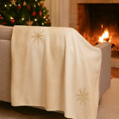 Snowlit Hearth Luxe Fleece Blanket フリースブランケット