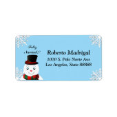 snowmam ラベル (正面)