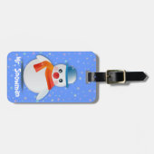 Snowman氏 ラゲッジタグ (正面横)