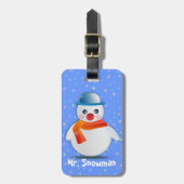 Snowman氏 ラゲッジタグ (正面縦)