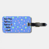 Snowman氏 ラゲッジタグ (裏面横)