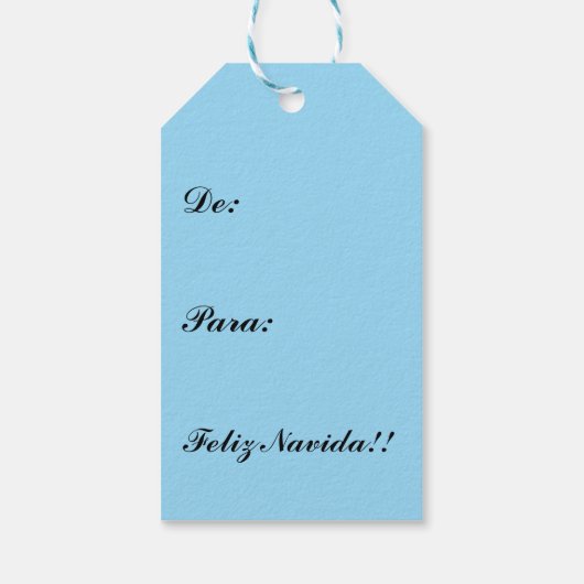 snowman ギフトタグ (裏面)