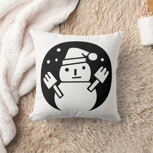 Snowman クッション (ブランケット)