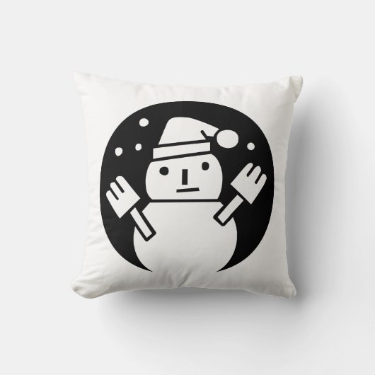 Snowman クッション (正面)