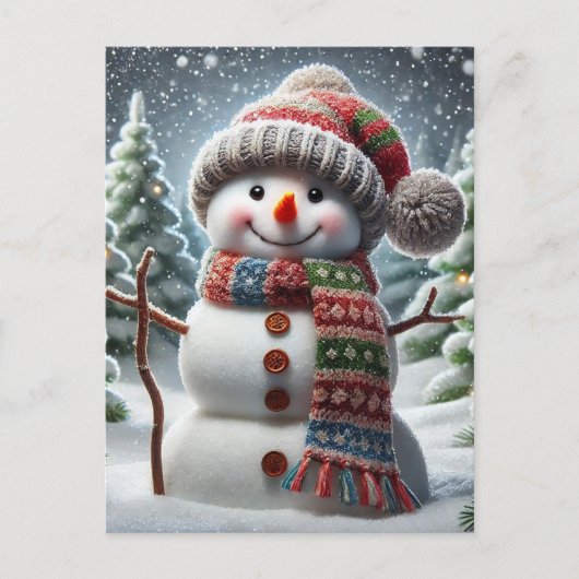 Snowman シーズンポストカード (正面)