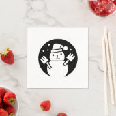 Snowman スタンダードカクテルナプキン (インサイチュ)