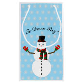 snowman スモールペーパーバッグ (裏面)