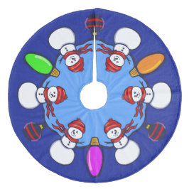 Snowman  フリース ツリースカート