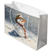 Snowman ラージペーパーバッグ (裏面アングル)